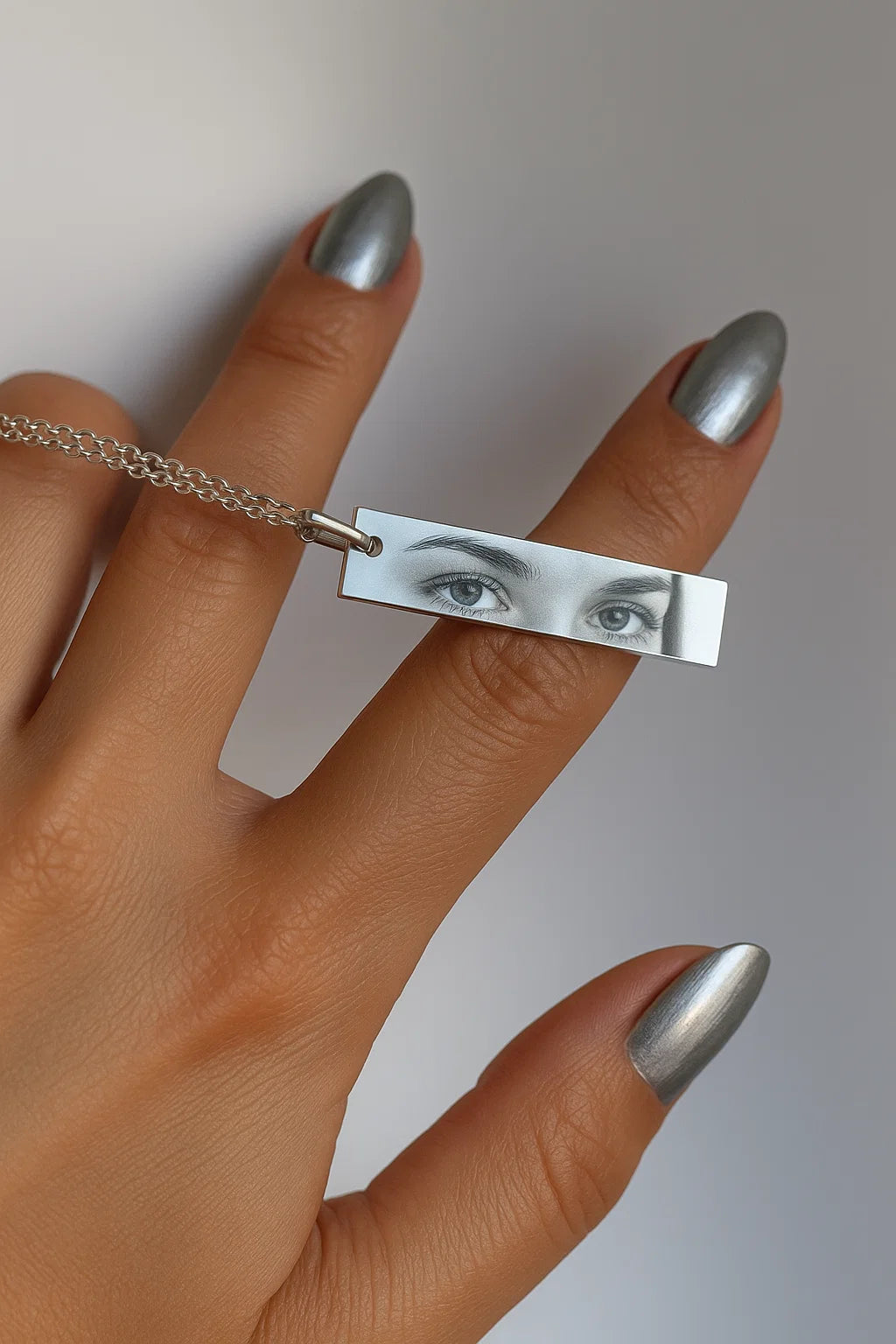 Colar do Olhar Personalizado Banhado