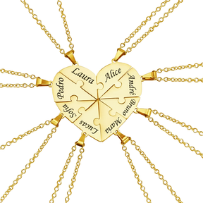 Colar Quebra Cabeça Personalizável Banhado