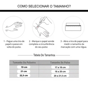 Pulseira Masculina Conexão Nomes Personalizados - Grave até 8 nomes