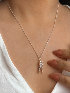 Colar Abraço Eterno Banhado