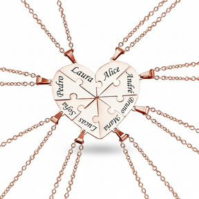 Colar Quebra Cabeça Personalizável Banhado