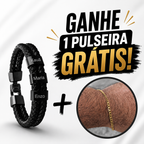 [DIA DOS PAIS] BRINDE Pulseira Banhada a Ouro 18K - Pulseira Laços Personalizada Com Nomes