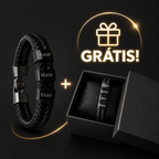 [DIA DOS PAIS] BRINDE Caixa de Presente - Pulseira Laços Personalizada Com Nomes