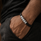 Pulseira Conexão Ajustável Personalizada Com Nomes - Aço Inox