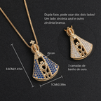 [COMPRE 1 LEVE 2] Colar Maria Nossa Senhora Aparecida - Dupla Face