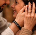 Pulseira Couro Personalizada Com Nomes - Pulseira Banhada de Brinde