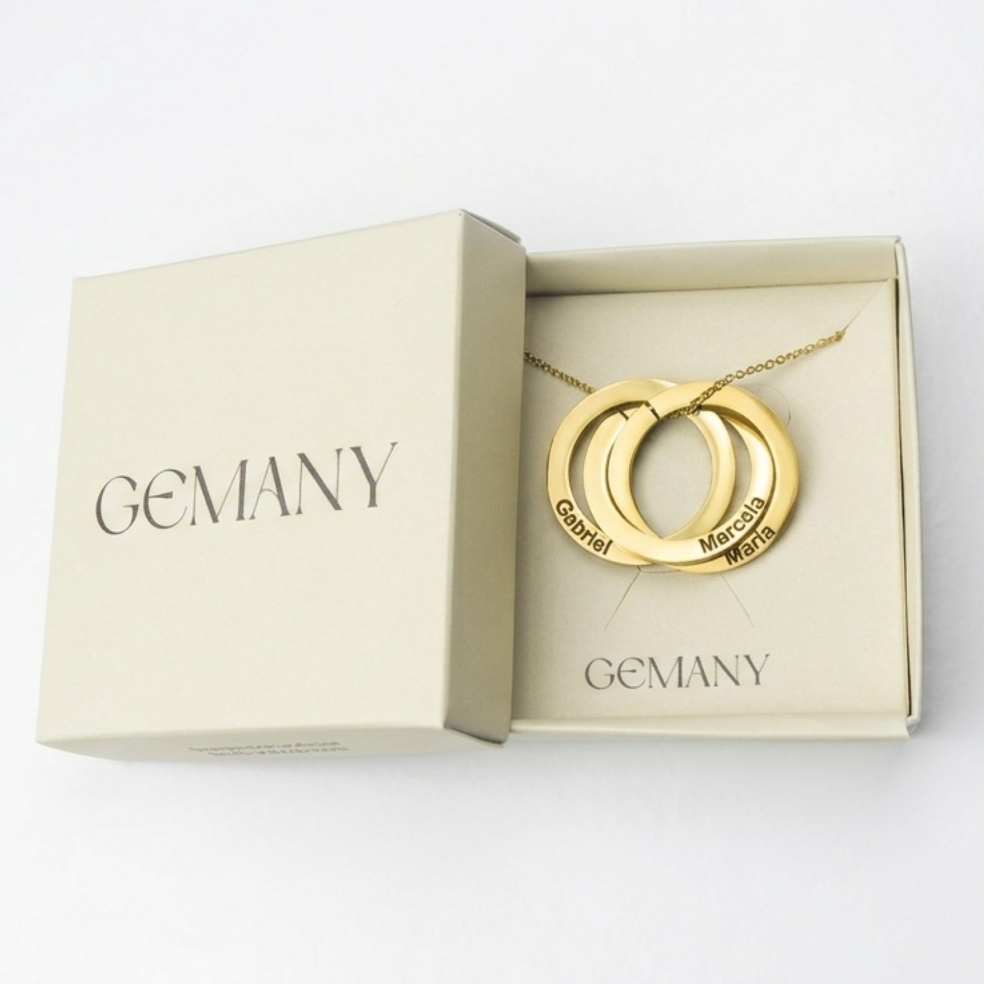 Colar Espiral Personalizado - Aço Inox Banhado