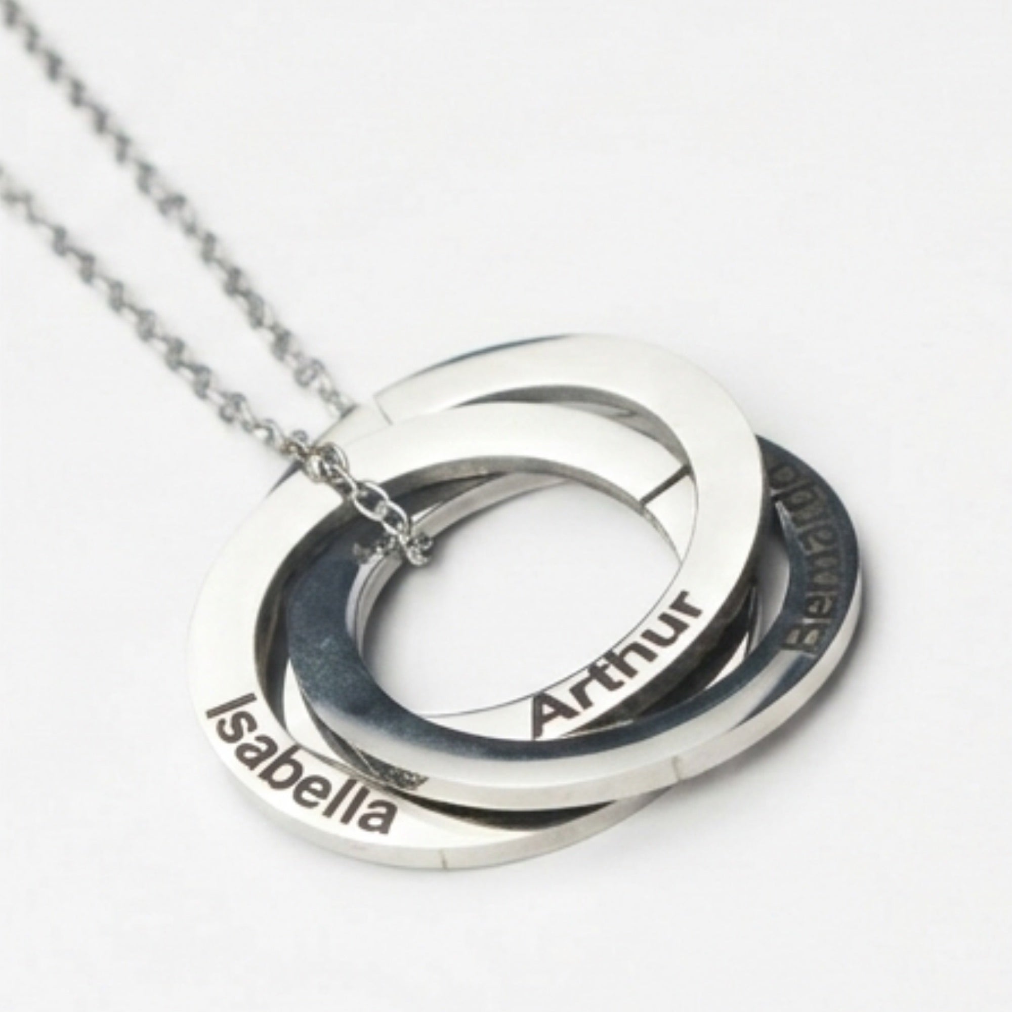 Colar Espiral Personalizado - Aço Inox Banhado