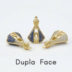 [COMPRE 1 LEVE 2] Colar Maria Nossa Senhora Aparecida - Dupla Face