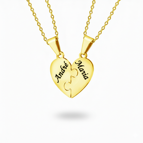 Colar Quebra Cabeça Personalizável Banhado