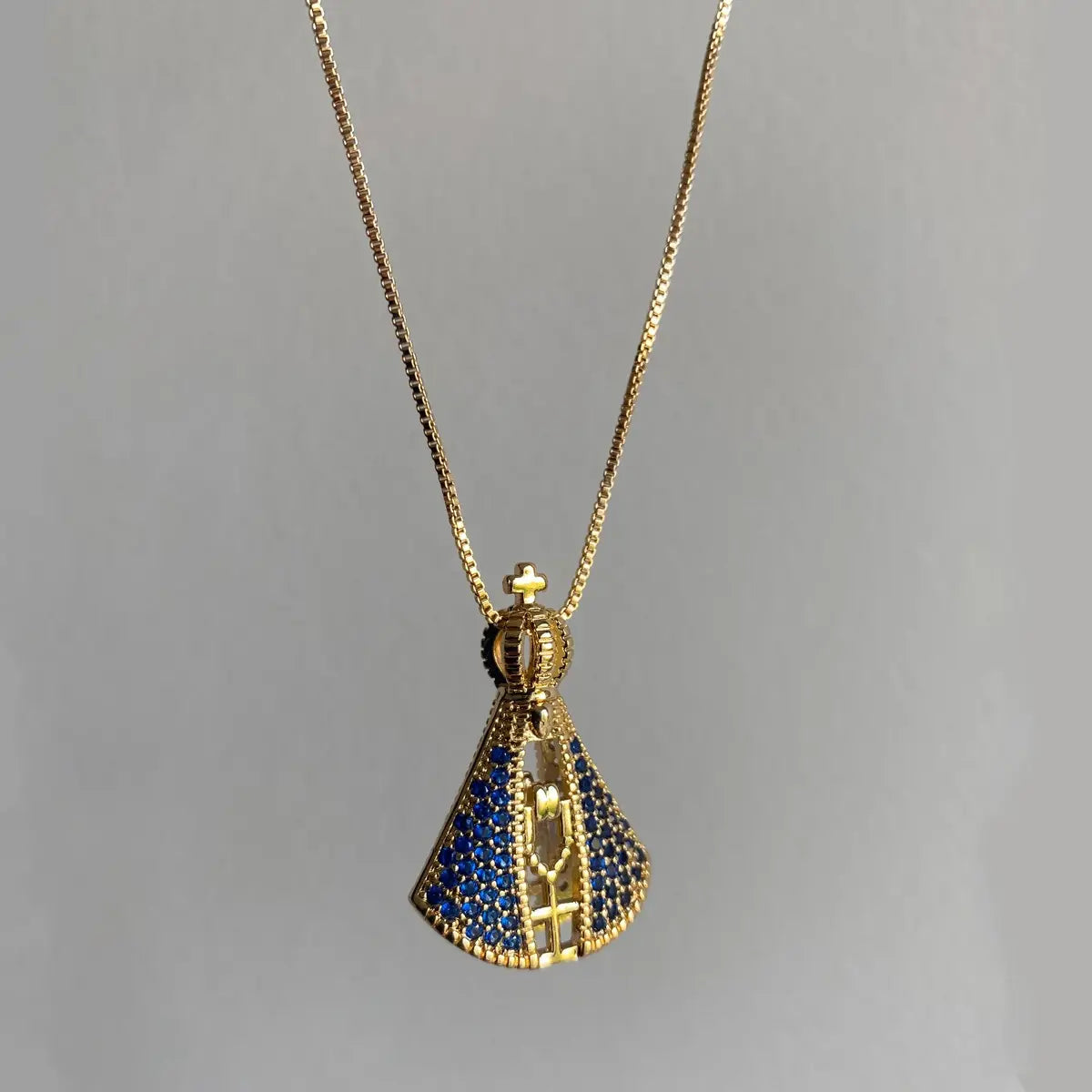 [COMPRE 1 LEVE 2] Colar Maria Nossa Senhora Aparecida - Dupla Face